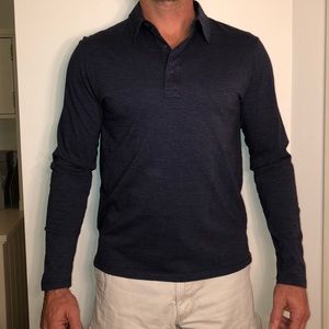 Men’s collared long sleeve shirt